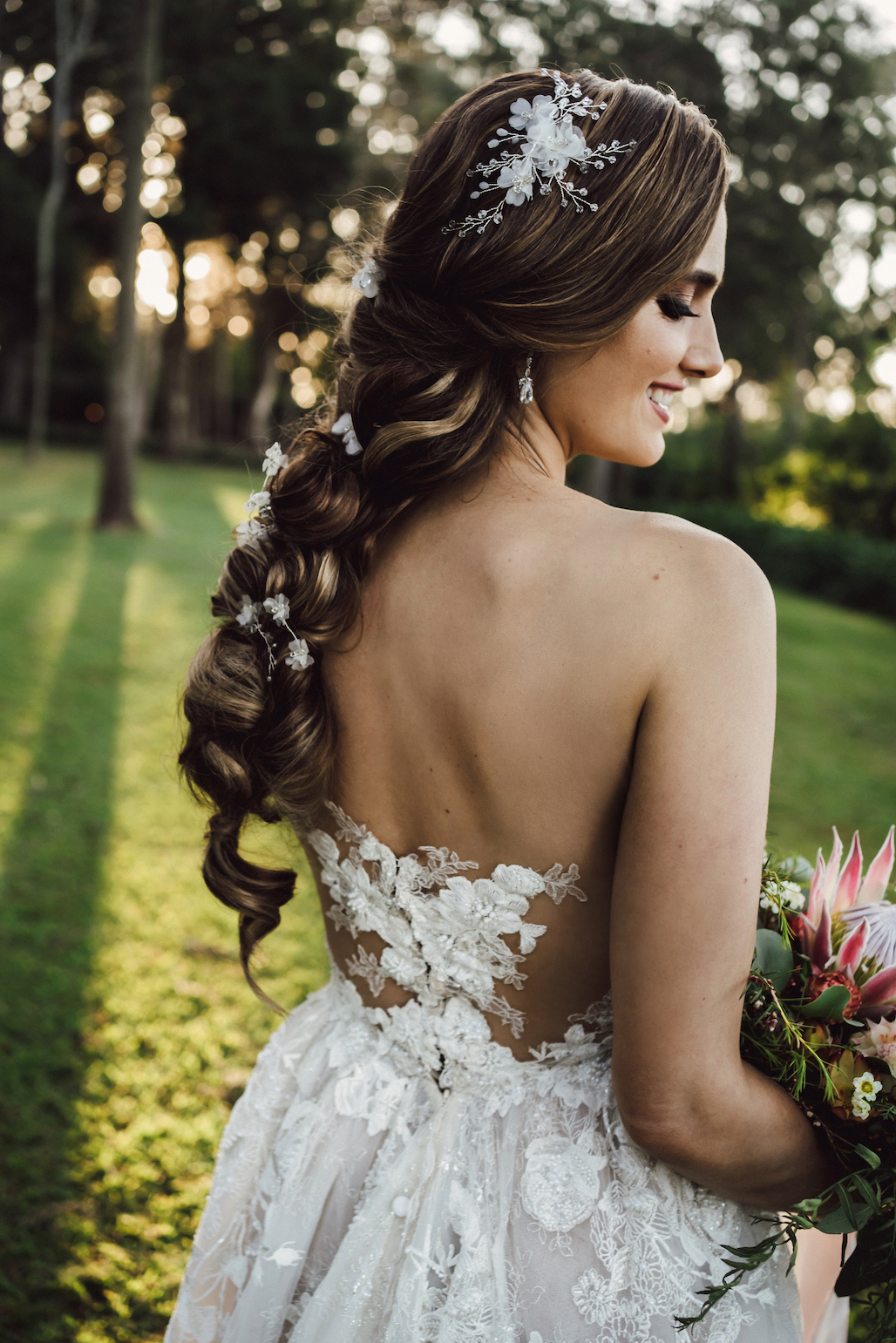 How to Wear Your Hair Based on Your Wedding Dress Silhouette and Style